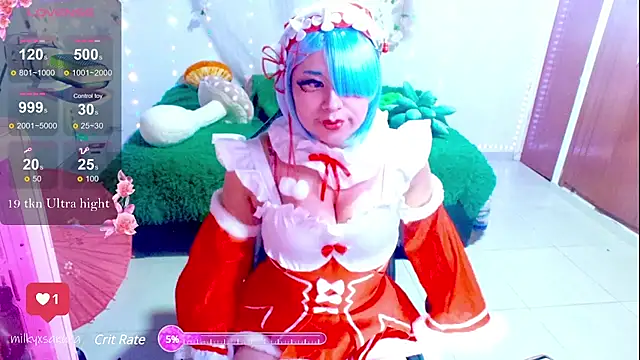 MilkyXSakura online show from 12/16/24, 02:53