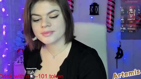 Artemis  my pvt is open and lovense is active  online show from 12/21/24, 03:07