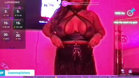 Cumming To Mistress Isabella Cummings online show from 01/05/25, 12:14