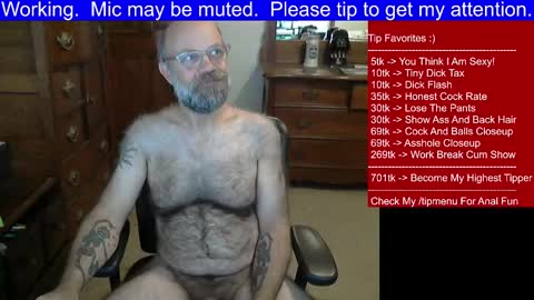 HairyDaddyBear69 online show from 12/10/24, 03:25