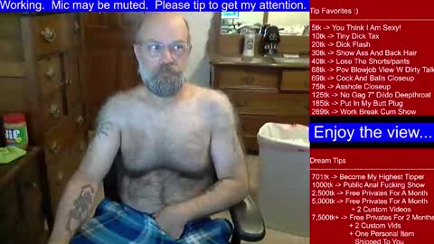 HairyDaddyBear69 online show from 12/17/24, 12:22