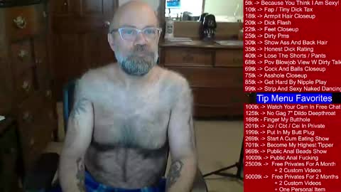 HairyDaddyBear69 online show from 01/07/25, 01:41