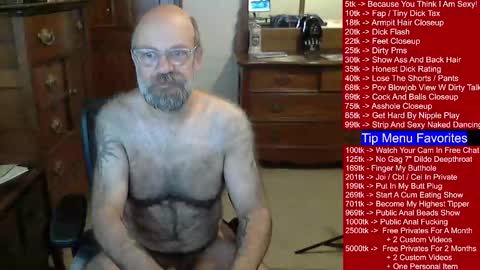 HairyDaddyBear69 online show from 01/08/25, 11:52