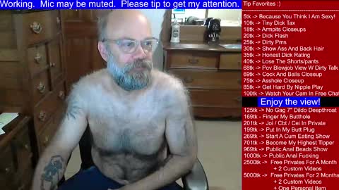 HairyDaddyBear69 online show from 12/24/24, 02:03