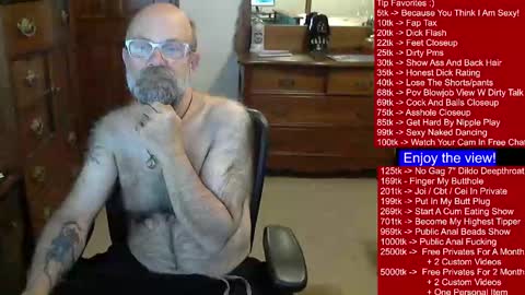 HairyDaddyBear69 online show from 01/03/25, 10:26