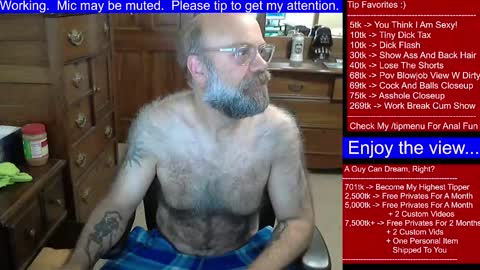 HairyDaddyBear69 online show from 12/12/24, 01:07