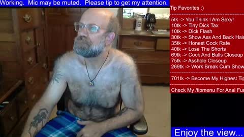 HairyDaddyBear69 online show from 12/11/24, 01:12