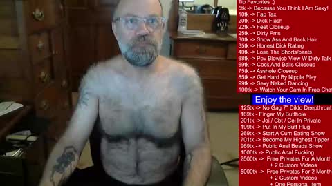 HairyDaddyBear69 online show from 01/06/25, 01:03