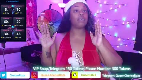 Queen Cherise Roze online show from 12/25/24, 09:37