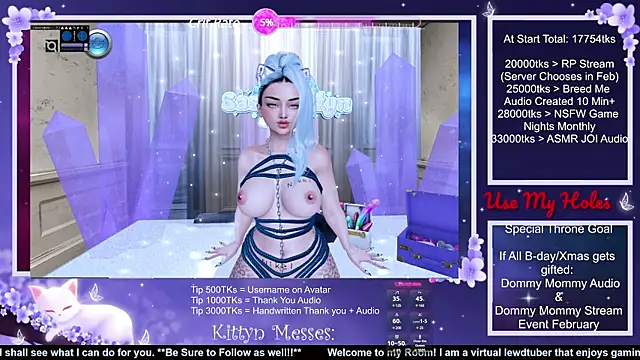 SassyKittyn online show from 12/13/24, 04:23